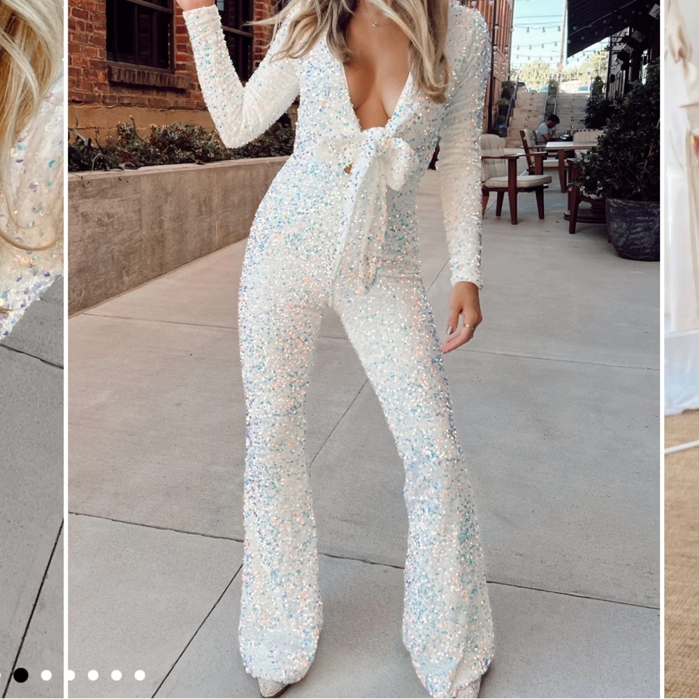 Never worn, Bridal Show Me your MUMU Jumpsuit